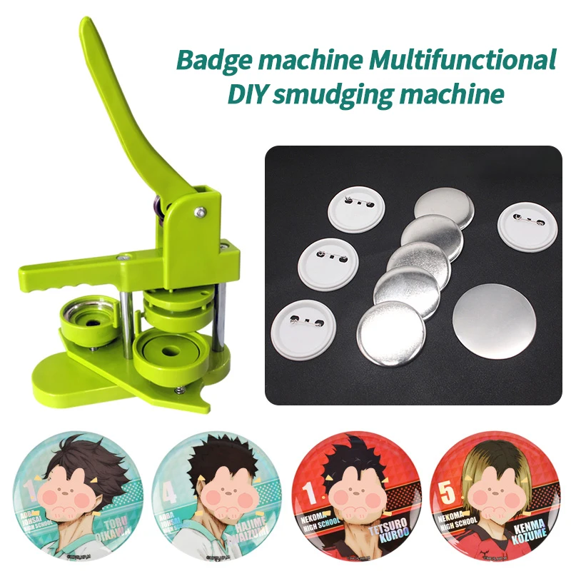 Biaji Maker Badge Customization Machine Handmade DIY Anime Game Peripheral Handmade Badge Machine Set Pain Pack Accessories