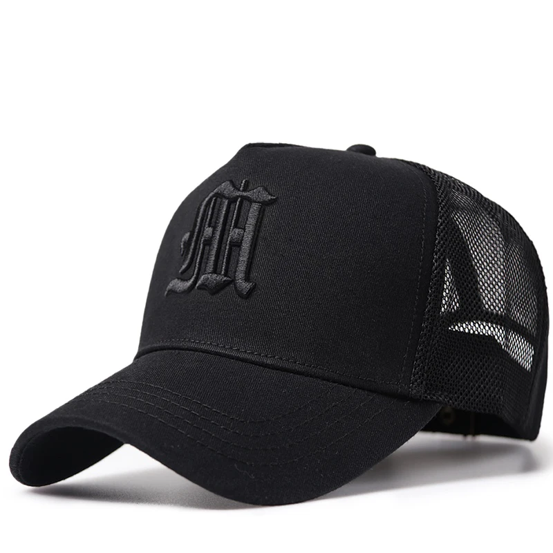  - Big Head Plus Size Men's Hat Baseball Cap for Male 2022 Summer Sports Hat Hip Hop Breathable Mesh Trucker Hat Hard Structure