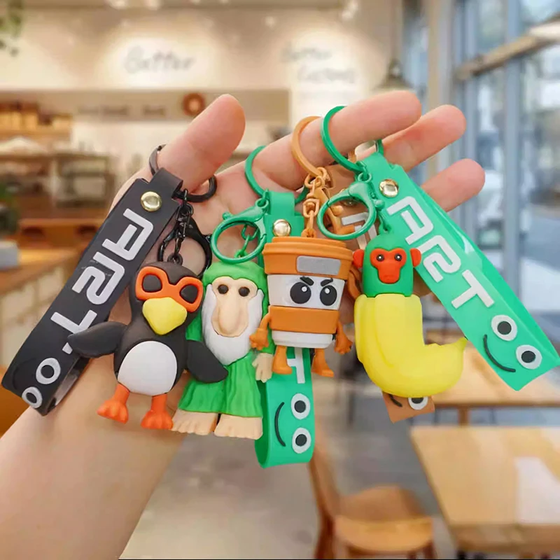 Tralalero Tralala Italian Brainrot Keychains Tung Sahur Keychains