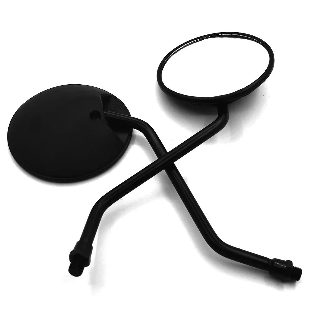 Coppia Specchietto Retrovisore Universale Per Scooter Moto Rotondo Da 10Mm Per Victory Piaggio Ducati Yamaha Kawasaki Honda Suzuki Ktm Bmw