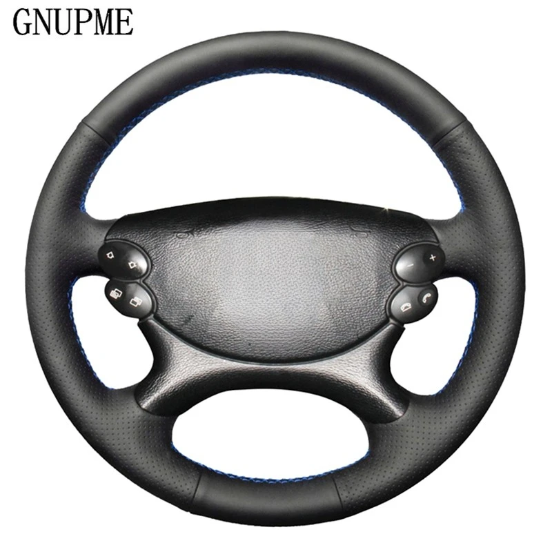 Steering Wheel Cover Artificial Leather Car Steering Wheel Cover for Mercedes Benz E-Class W211 E230 E350 E280 CLS-Class CLS 350 500 G AMG SL CLK