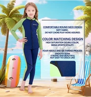 New Kids Wetsuit Neoprene 1.5mm/3mm Boys and Girls Thick Warm Scuba Diving Suit Underwater Free-diving Split Long Sleeve 5