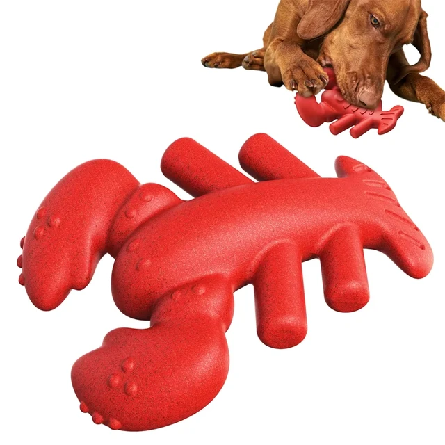 S55320c7db0204fb3bbf3ecef89cade45J.jpg Big Dog Toy Chew Toy Molar Toothbrush Toy Tug-of-War Game Bulldog Anxiety Relief Interactive Lobster Shaped Pet Supplies