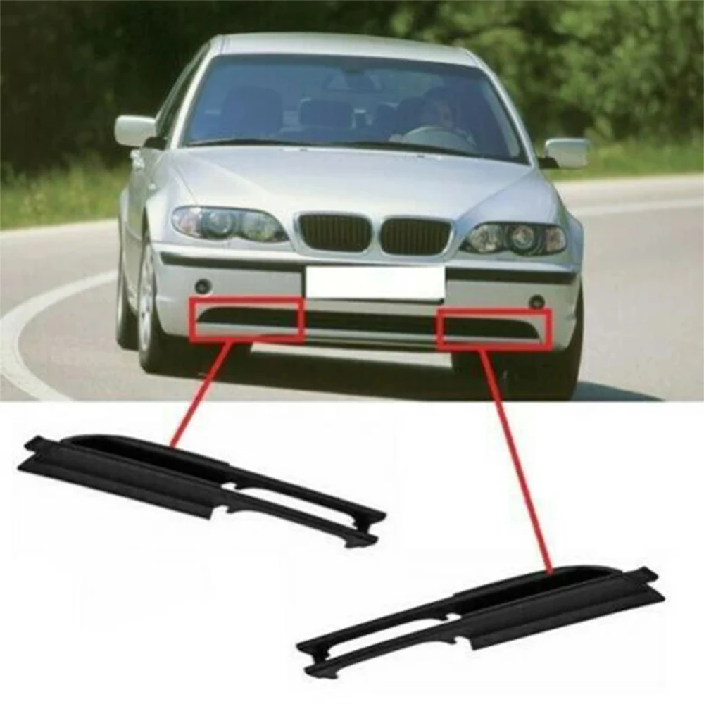 ? 2개 세트 자동차 좌우 범퍼 그릴 BMW E46 330I 320I 325I 325Xi 2002-2005 51117032614 51117032613