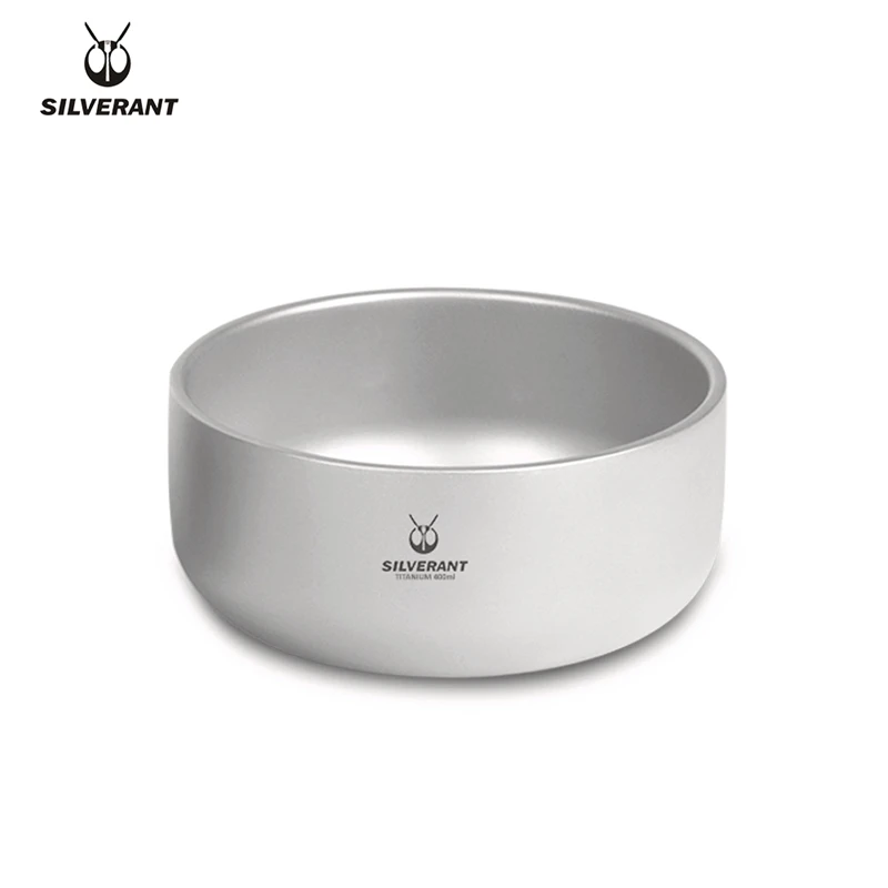 

Титановая миска с двойными стенками для повседневного использования, Сверхлегкий контейнер для салата, посуда с сетчатой сумкой, для отдыха на открытом воздухе, походов, пикника