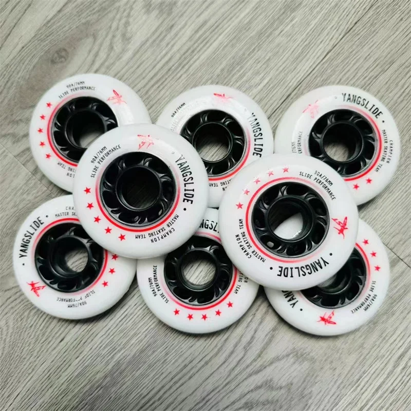 YOUNGSLIDE MST 90A Sliding Wheels for SEBA FSK Slide Skating Drift Shift Roller Inline Skates Tires 90A 72mm 76mm 80mm 8pcs