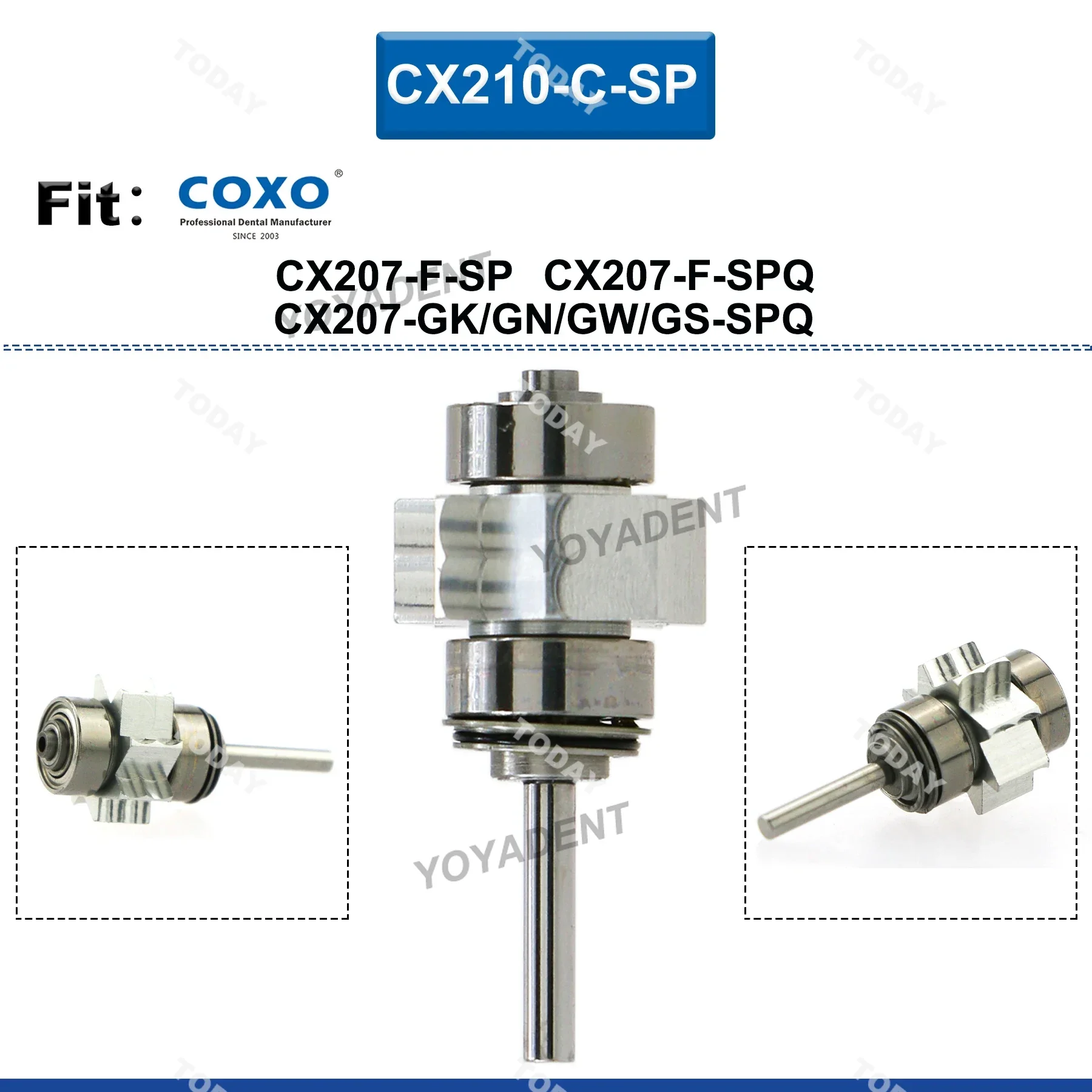 Original COXO Turbine Cartridge Air Rotor Fit COXO High Speed Turbine