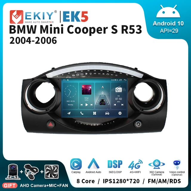 Android 12.0 Carplay GPS For Mini Cooper R50 R53 2004 2005 2006