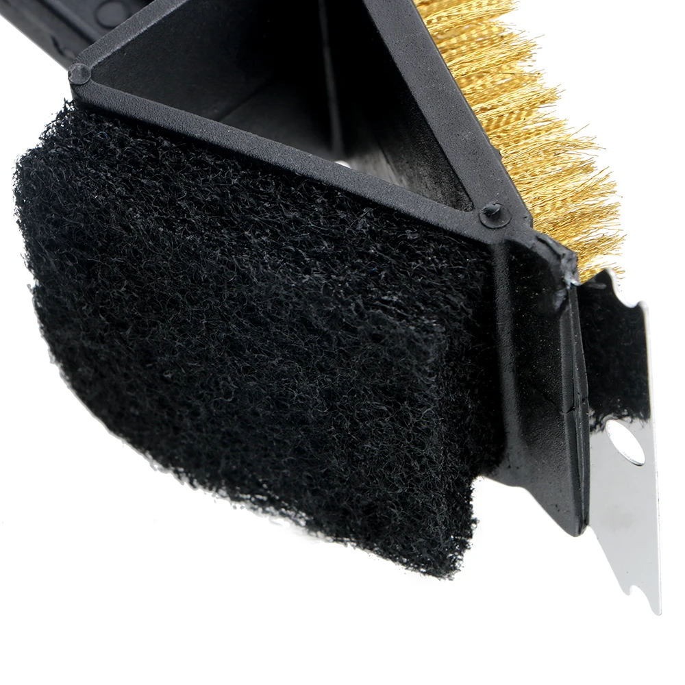 Barbecue Cleaning Tools 3 in 1 Corner Copper Wire Brush BBQ Tool Barbecue Grill Oven Cleaning