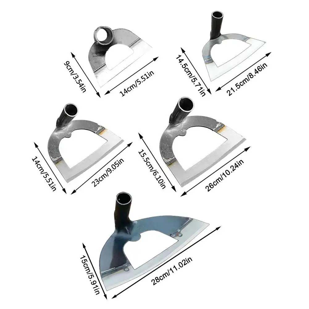 Handheld Holle Hoe Verdikte Mangaan Staal Landbouw Weeding Hoe Planten Groente Tuinieren Lossende Bodem Weeding Tool Image 15