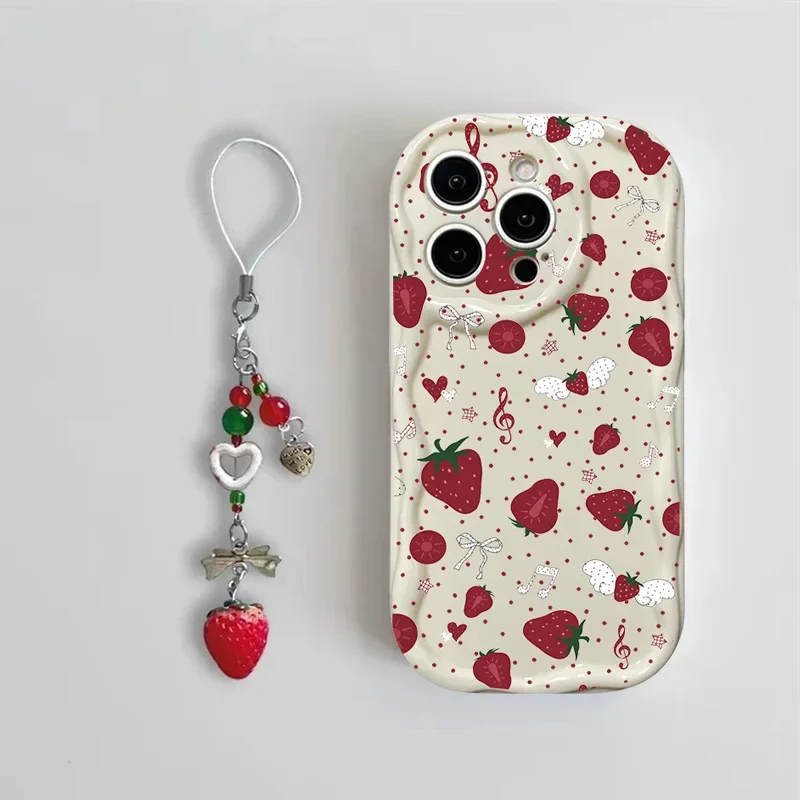 Cute Cake Lace Strawberry Phone Case