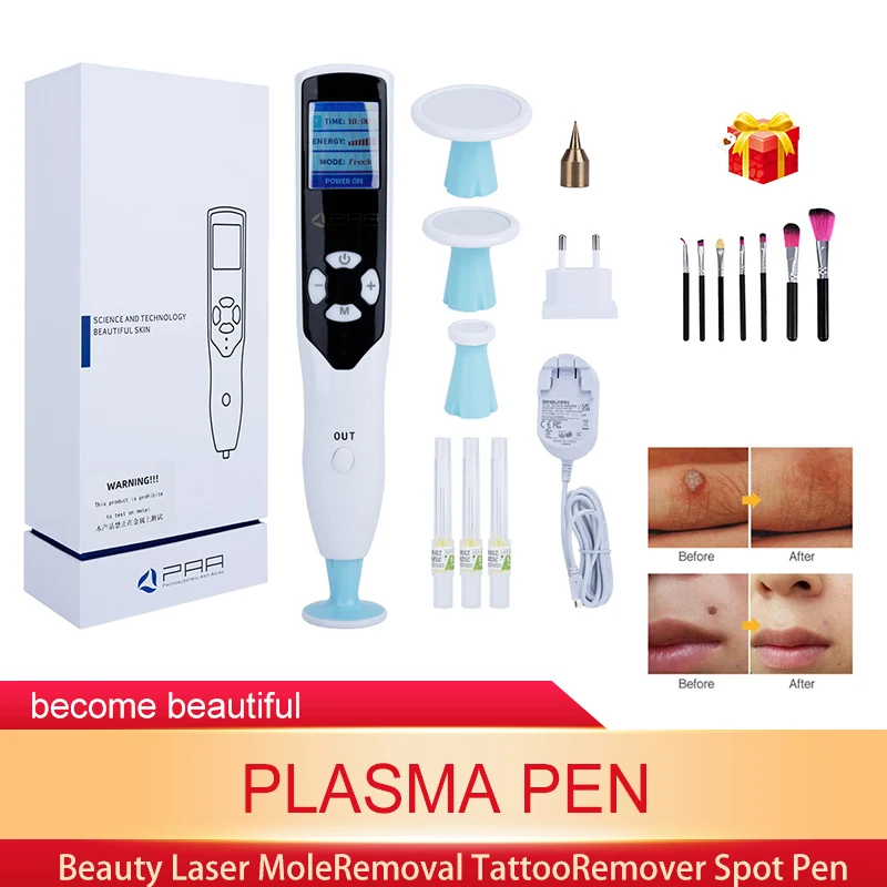 Latest PAA Ozone Fibroblast Plasma Pen For Eyelid Face Lifting Wrinkle Spot Mole Freckle Removal Skin Care Equipment lesen