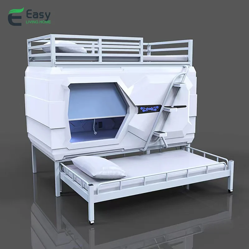 Capsule hotel bunk beds sleeping box capsule bed room sleeping pod bed