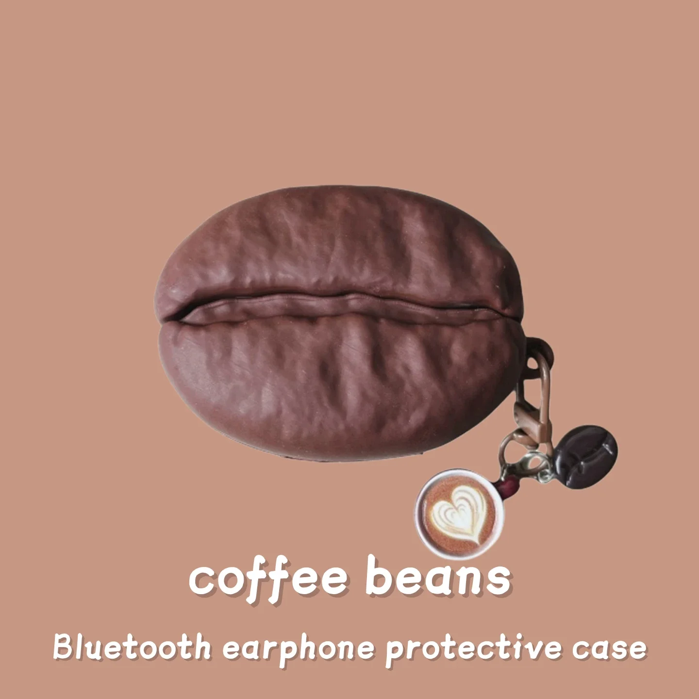 3D Luminous Stars Silicone Earphone Protective Case with Pendant and Soft Cover