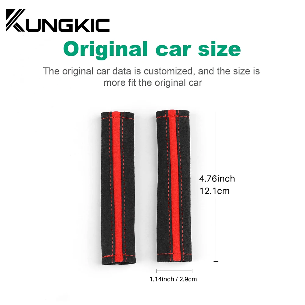 Top Suede For Subaru BRZ Toyota GR86 2012-Car Seat Back Belt Car Interior LHD RHD Accessories