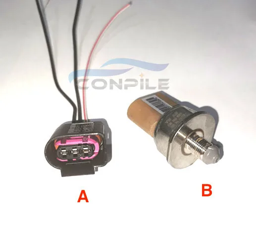 

1PC for Audi A4L Q5 Q3 Q7 A6L Passat Magotan Tiguan fuel pressure sensor cable