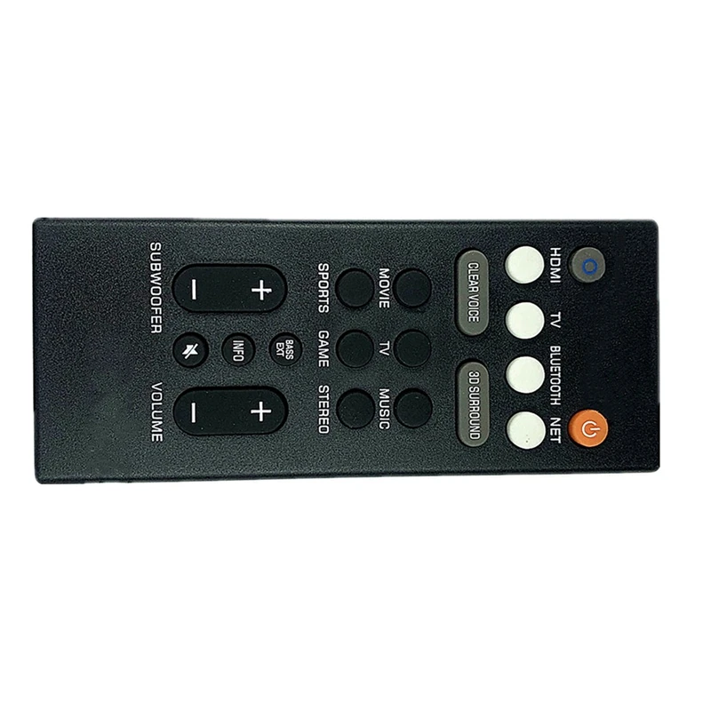 

2X Remote Control ABS Speaker Replacement Remote Controller For Yamaha YAS-209 YAS-109 Speaker