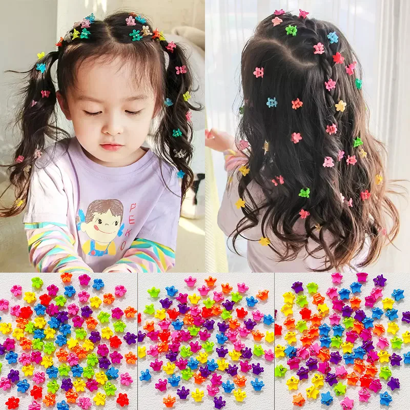 Accesorios para el cabello para niñas – 780 piezas de lindos lazos  elásticos para el pelo de bebé, pinzas pequeñas para el cabello para niñas