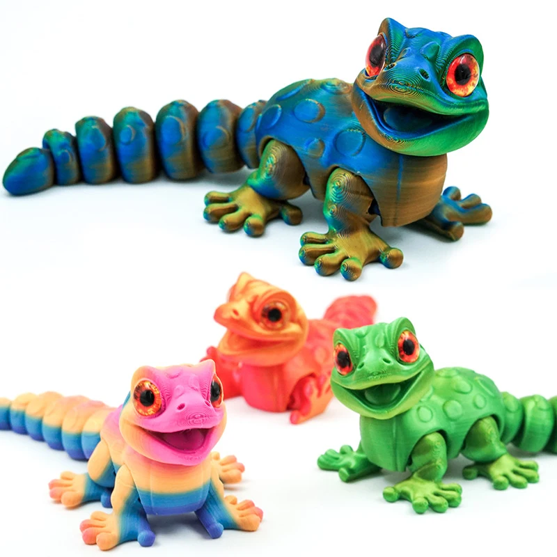 3D Printed Dragon Rex Realistic Dinosaur Model Jointed Full Movable Birthday Gift Laser Viper Animals Decorative Desktop Kid Toy