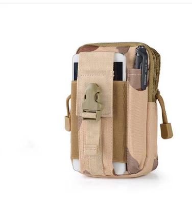 Tactical Molle Holster Universal Holster Military Waist Bag Waist Pack Waist Bag Pouch Wallet Phone Case Sansha camouflage