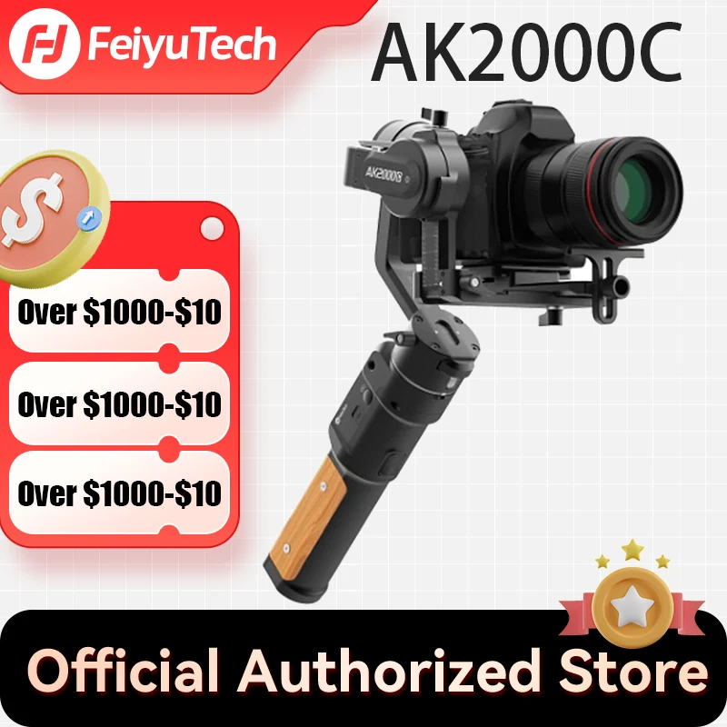 FeiyuTechAK2000CAK2000SCameraGimbalStabilizer3AxisDSLR