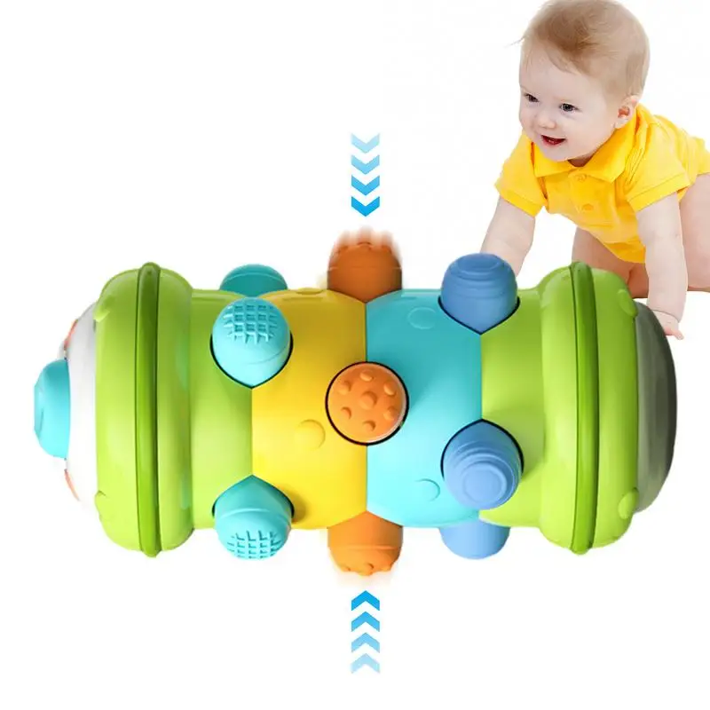 

Toddler Crawling Toys Montessori Sensory Interactive Moving Activity Toy Color Learning Motor Skill Development For 3 Months