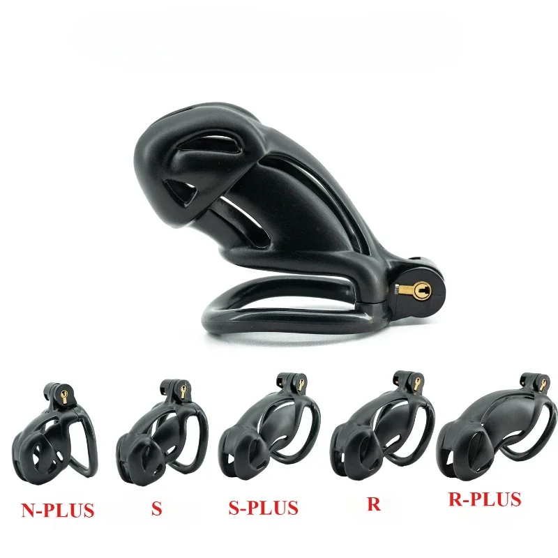 Penis Chastity Cage Chastity Lock Sex Toy Four Rings For Sissys Men
