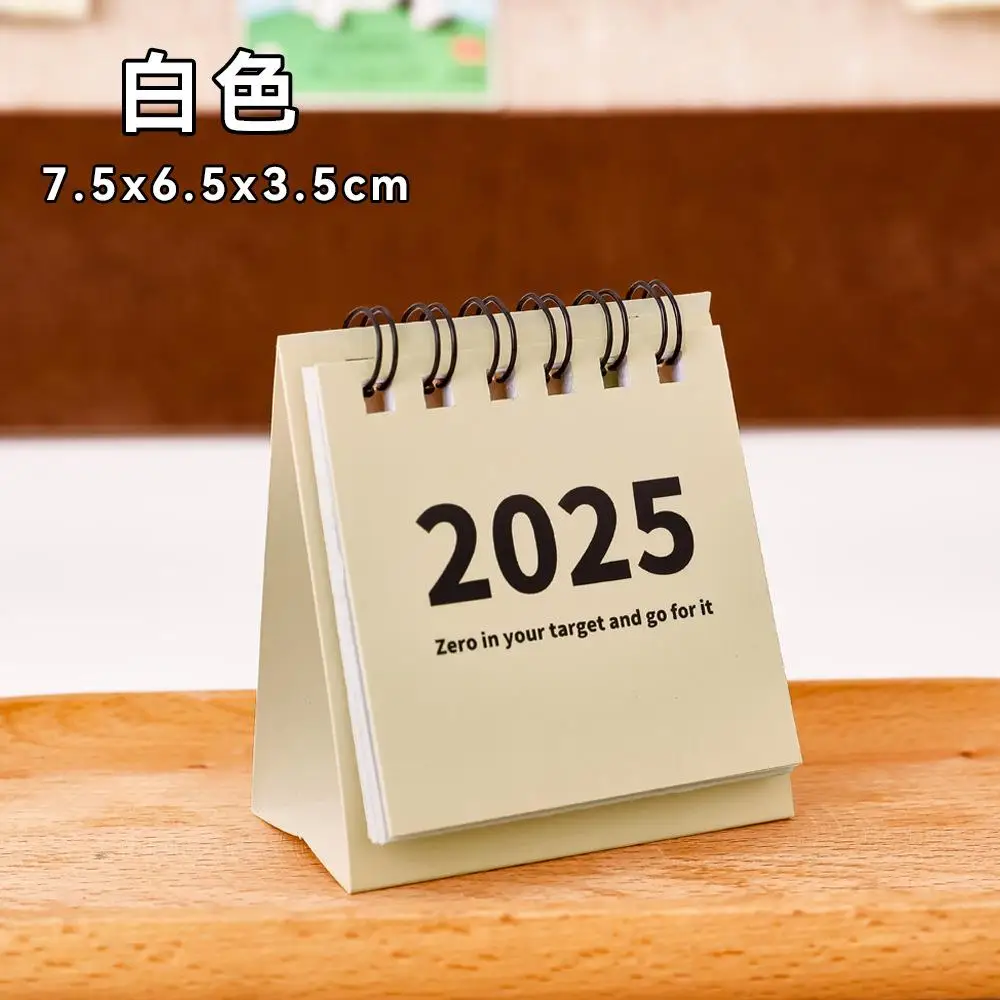 Desk Calendar Mini Simple Pocket Portable Daily Memo Calendar Planner Desktop Decoration