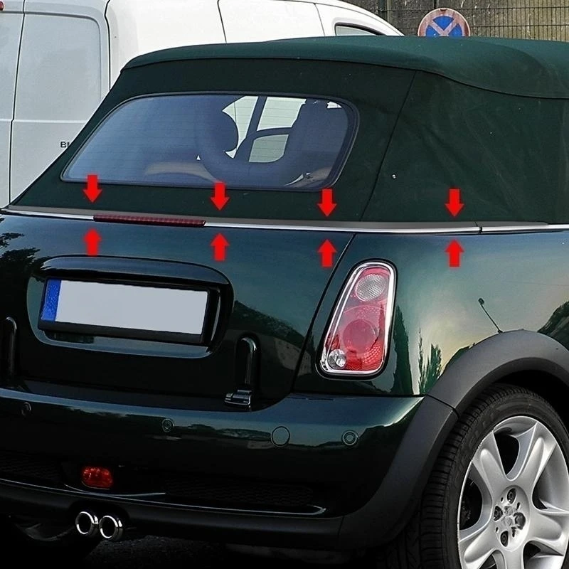 Car Windshield Panel Moulding Seal Strip Sticker For BMW Mini One Cooper S Convertible R52