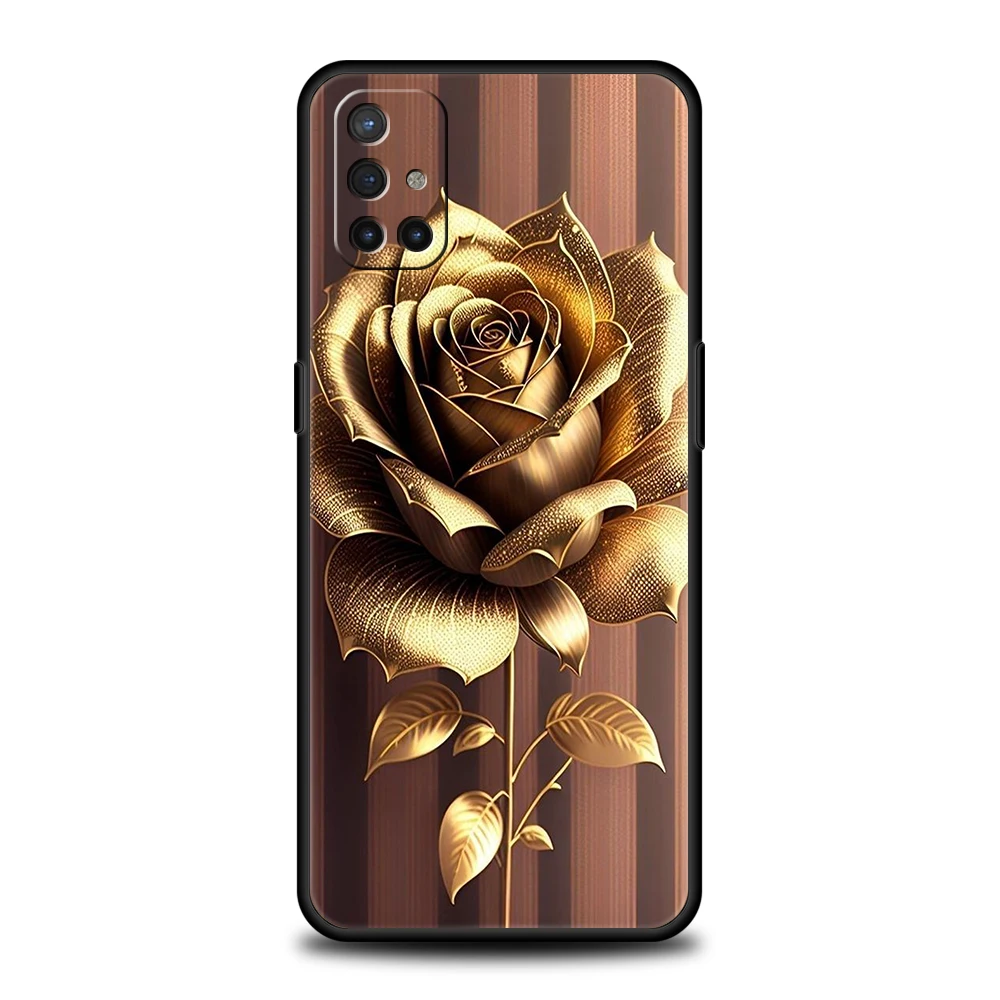 Cartoon Rose Silicone Phone Case Cover
