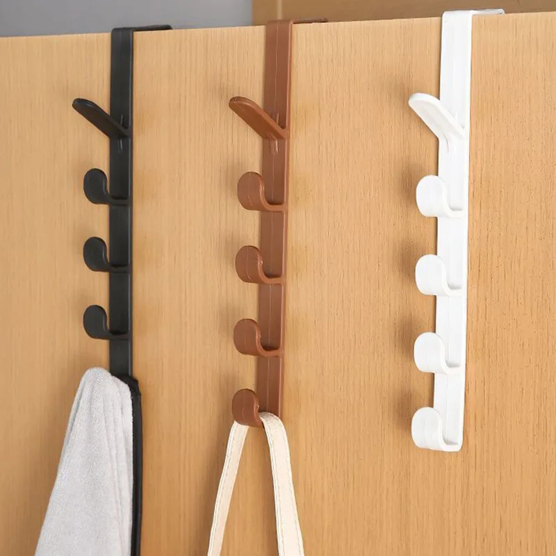 Bedroom Door Hanger Clothes Hanging Rack Hooks Purse Holder Bags Rails Hangers Organizers Storage Hook Coat