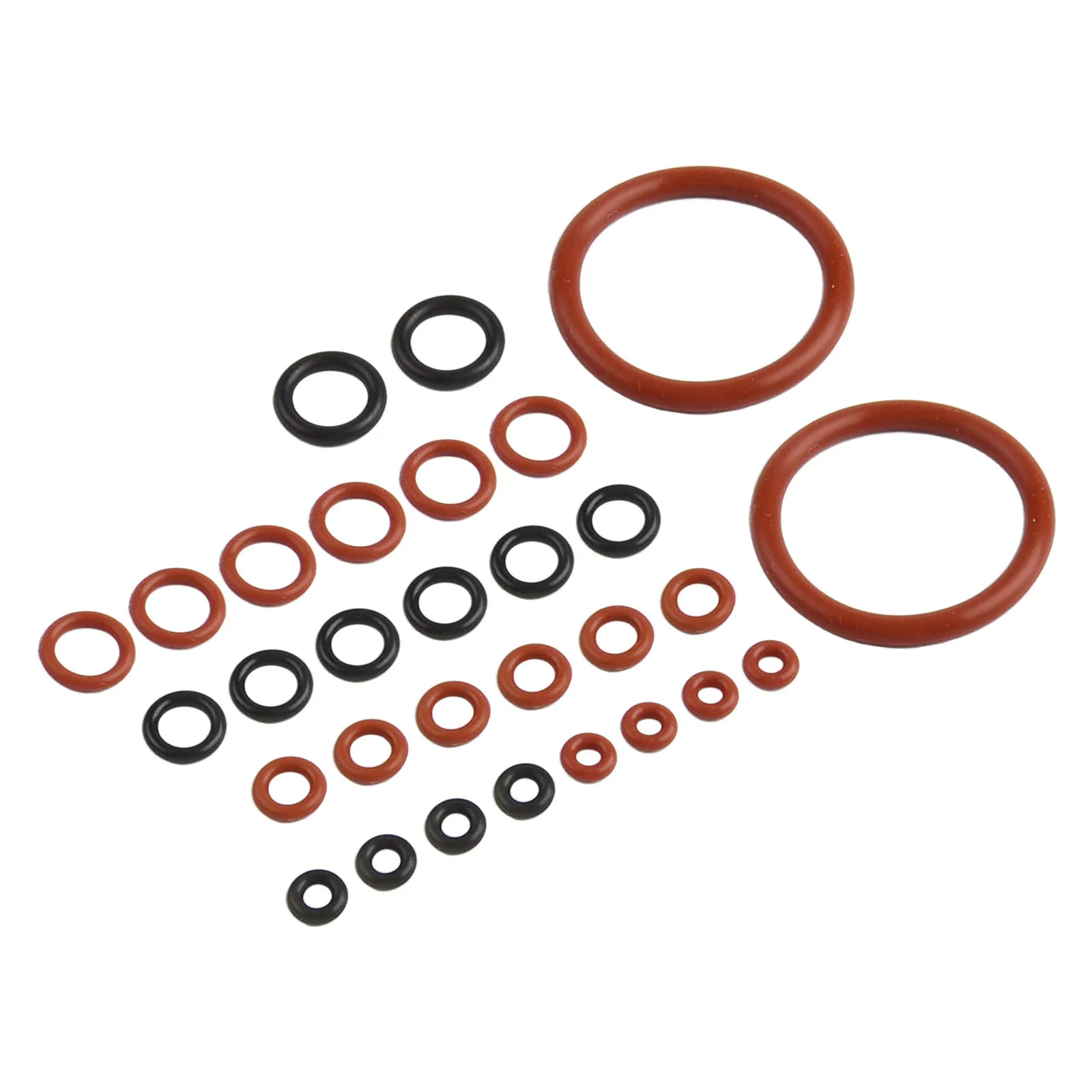 Coffee Machine Valve Seal Filler Replacement Seals O-ring 30-piece Set Easy Installation High Temperature Resistance