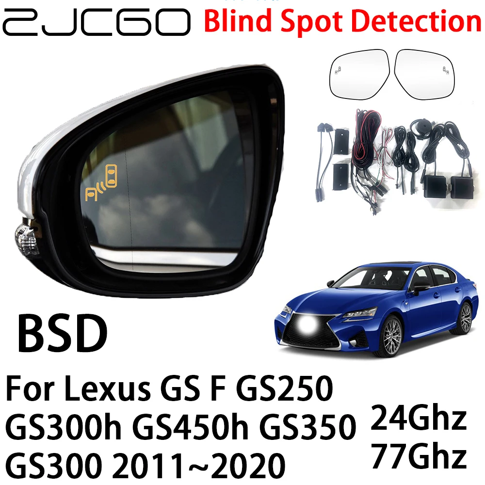 

Автомобильная система обнаружения слепых зон ZJCGO с радаром BSD для Lexus GS F GS250 GS300h GS450h GS350 GS300 2011 ~ 2020