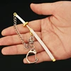 9cm Anime One Piece Keychain Sword 9cm Roronoa Zoro Katana Samurai Anime Scabbard Buckle Key Chain for Men Cosplay Toy Gift 4