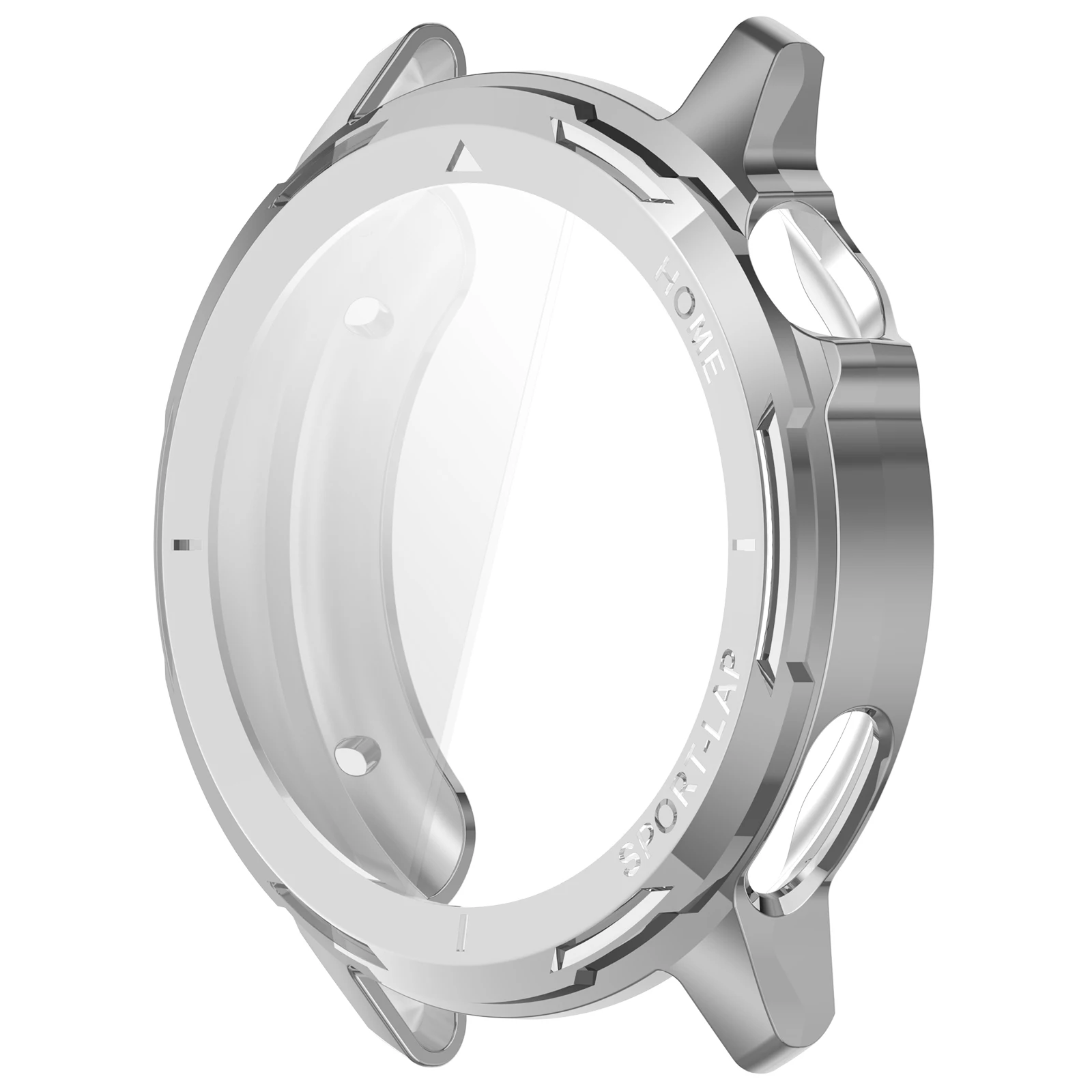 Clear TPU Screen Protection Case - Soft Shock-Resistant Cover for Huawei Watch GT Runner 2