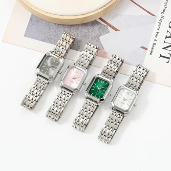 Elegant Square Steel Watch 1