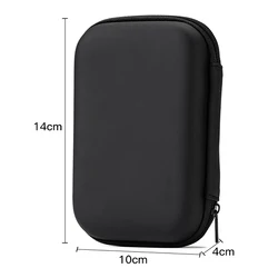 Portable 2.5 - Inch Hard Drive Protective Storage Case (Black)
