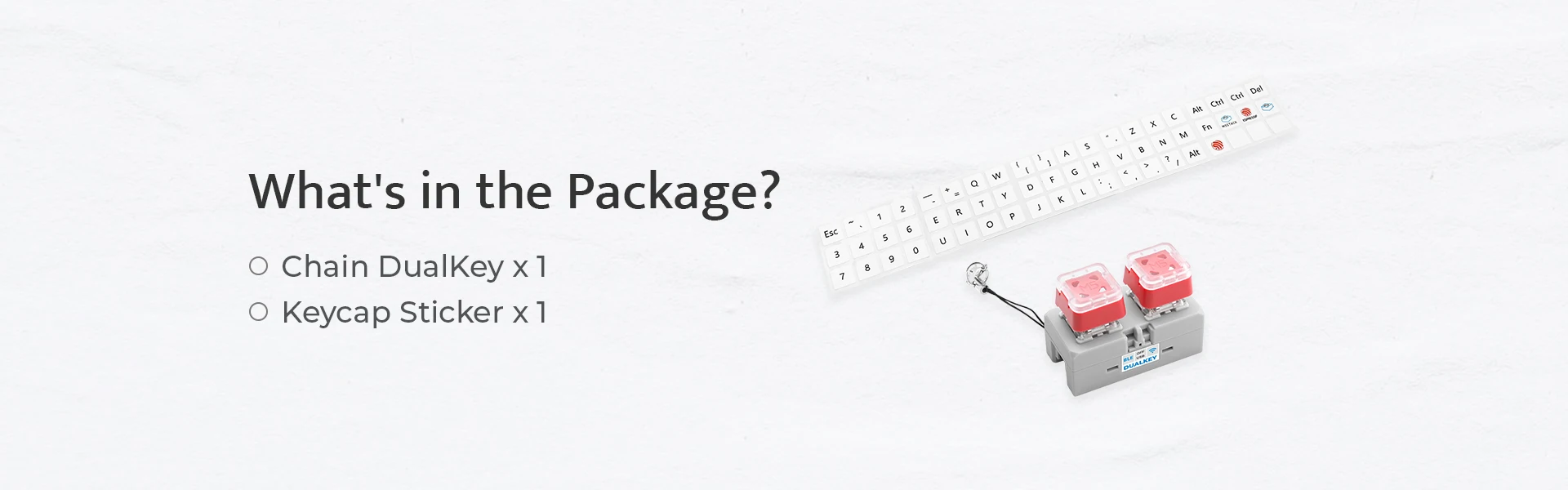 Official Chain Dual Key with ESP32-S3