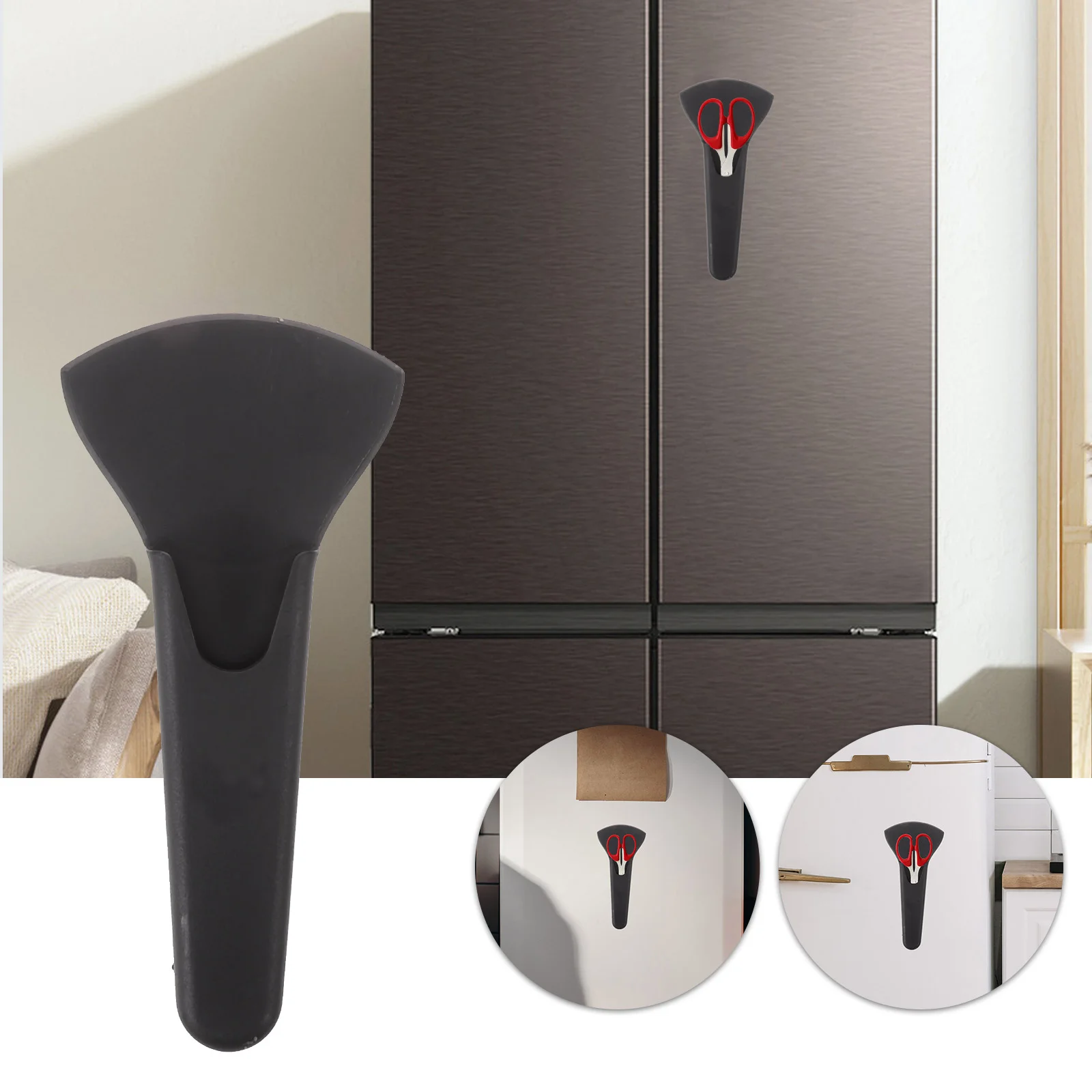 Kitchen Shears Magnet Scissor Storage Holder Refrigerator Sleeve Work Fridge Organizer