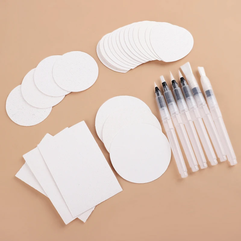 3D Drawing Magic Canvas Set - DIY Art Foam Texture with Water Brush 2636 Pcs for Kids Parties and Gifts