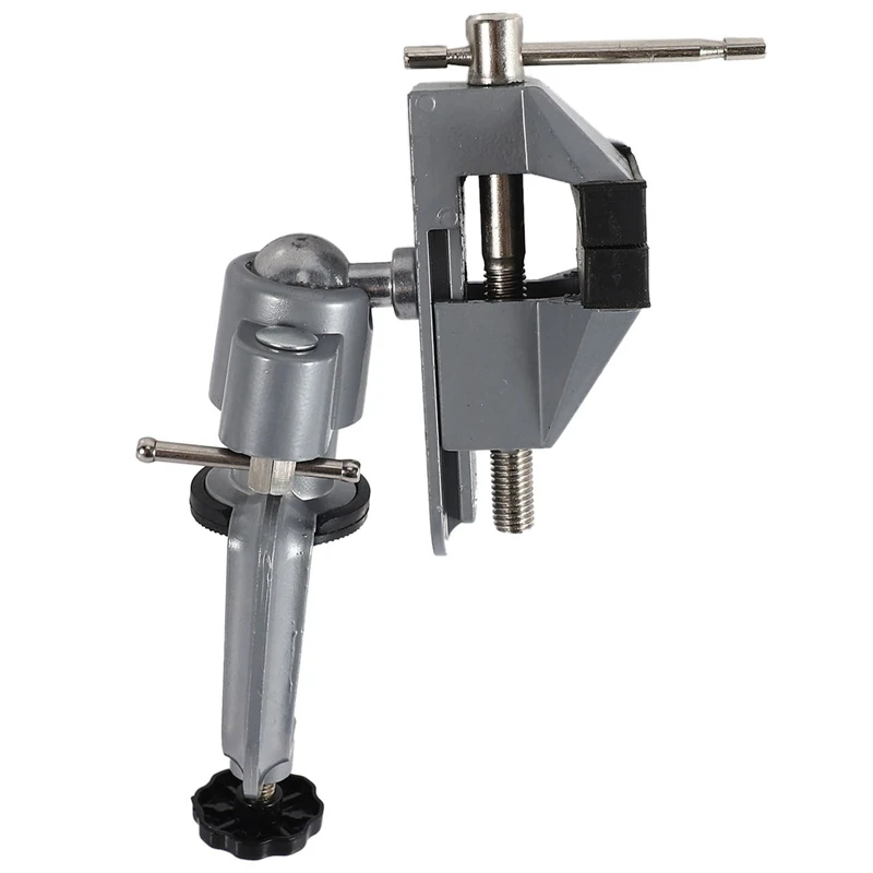 Aluminum Alloy Electric Drill Stand - Universal Drill Bracket & Bench Vise For DIY Projects & Workshop Use