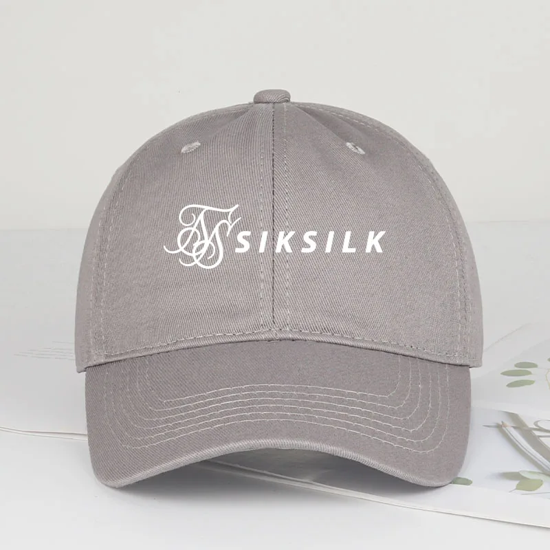 MLFO “SIKSILK” 프린트 소프트탑 야구 모자 가볍고 통기성이 좋으며 조절 가능한 유니섹스 일상복 패션 아이템