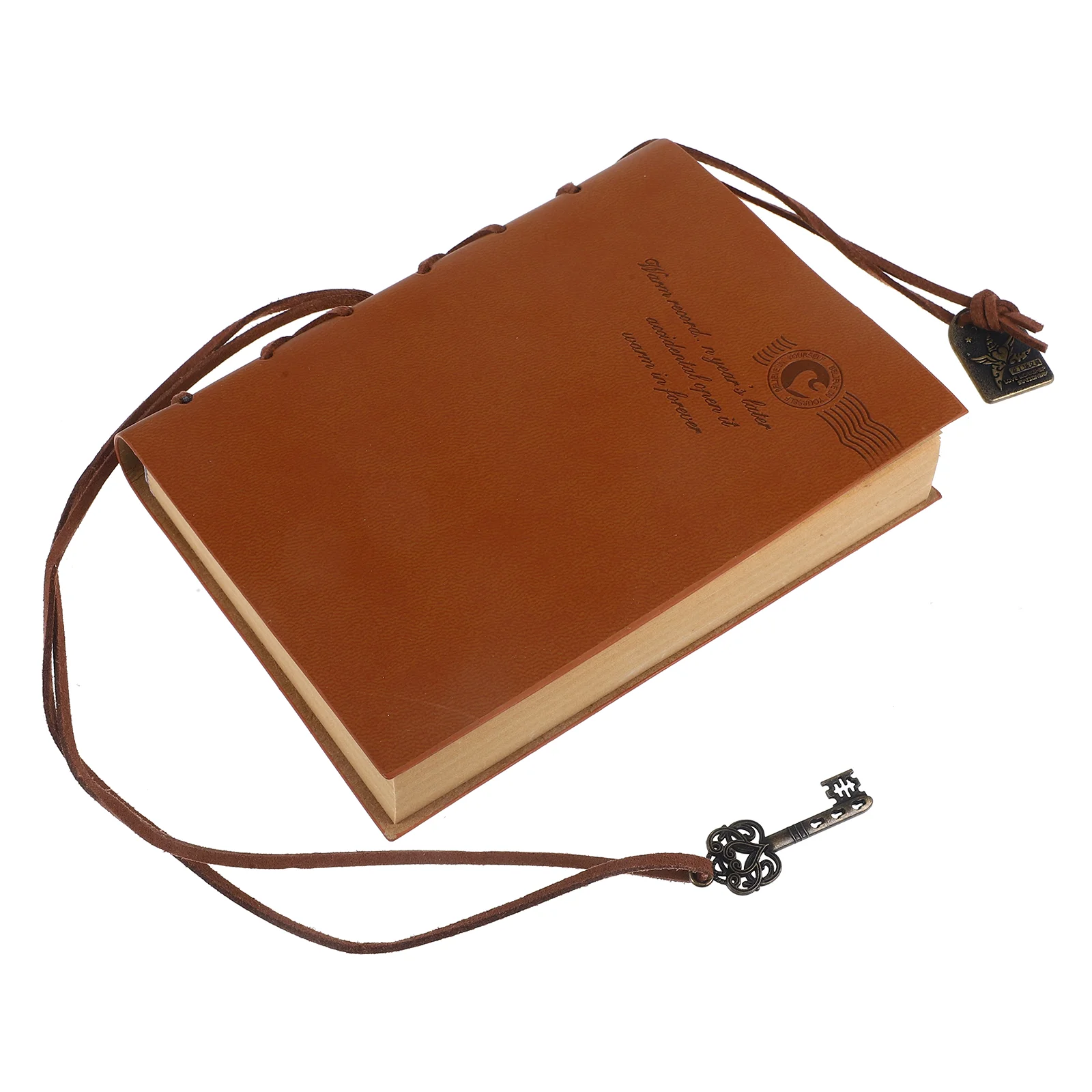 

Классический ретро винтажный стильный полиуретановый чехол с полосками для ключей, чистый блокнот, блокнот для путешествий, журнал, дневник, скетчбук (кофе)