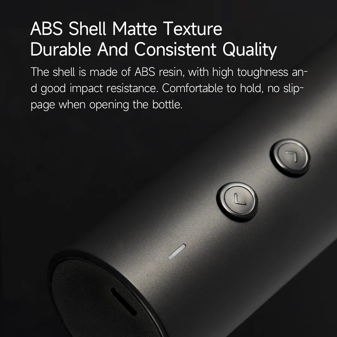 Youpin Huohou 5 in 1 Electric Wine Opener Automatic Corkscrew for Beer Rechargeable Bottle Foil Cutter Kitchen Bar Can Opener