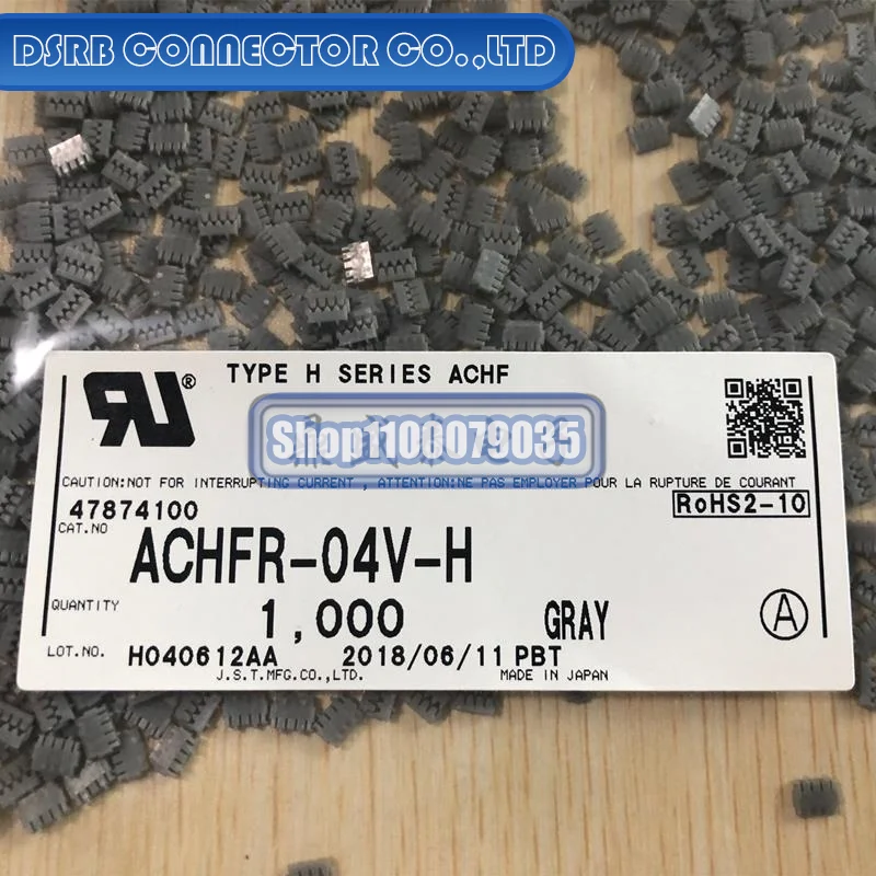 

50 шт./лот ACHFR-04V-H пластиковая оболочка 4P 1,2 мм ширина ножек 100% новый и оригинальный