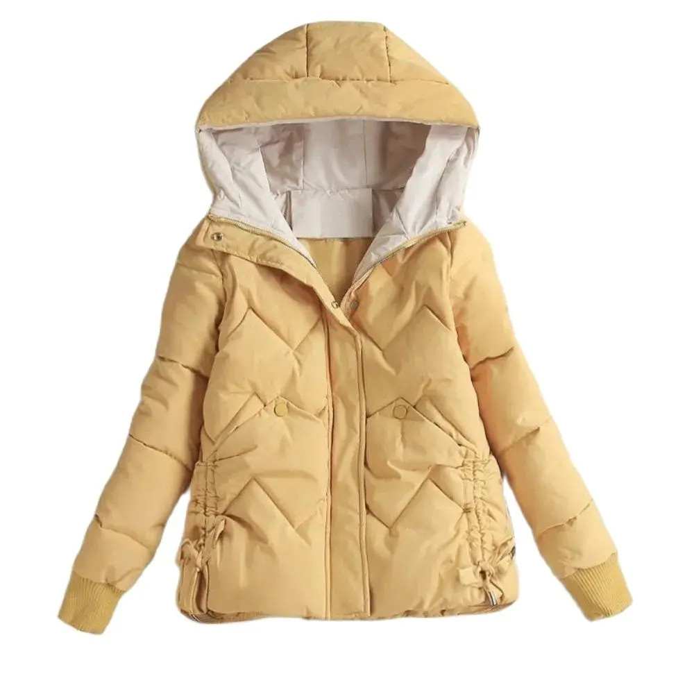 

Fashion Black Hoodie Coat Women's Winter Jacket Women's Casual Beautiful Warm Down Cotton Women's Winter Jacket Traf 자켓 2023
