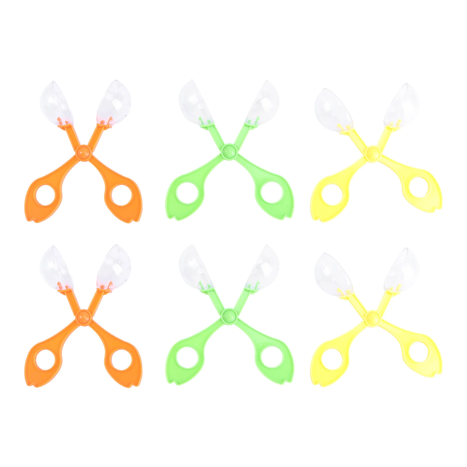 6 Pcs Bug Catch Scissors Kids Insects Clamp Handy Scoopers Toddler Bubble Big Beads 2