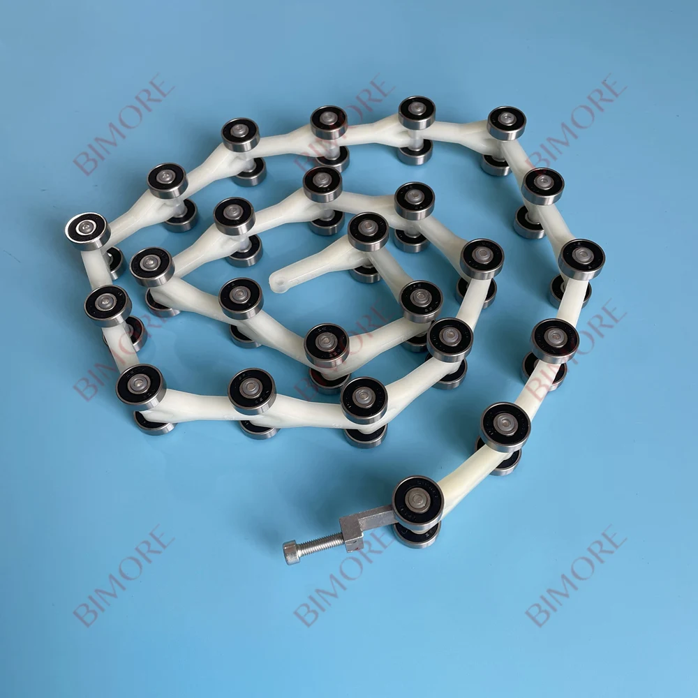 KM51176150V012 Escalator Handrail Newel Chain 25 Pairs of Bearings
