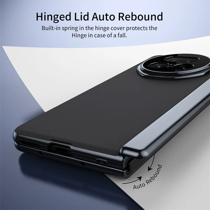 Matte Full-Body Protective Case with Built-in Screen Protector and Hinge Protection