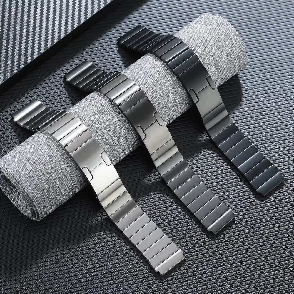 22mm Premium Metal Watch Strap – Universal Wristband Replacement